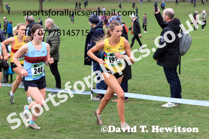 Senior Womens 2026 UK CAU Inter Counties Cross Country, Wollaton Park, Nottingham. Photo: David T. Hewitson/Sports for All Pics